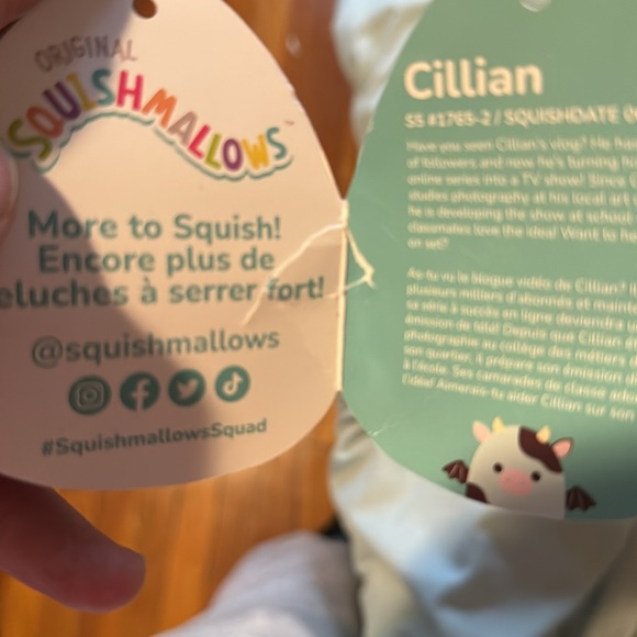 Cillian the bat cow squishmallow NWT legendary series mystery bag - Picture 10 of 12